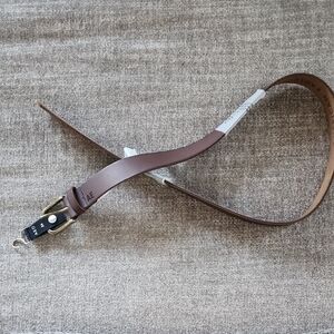 Brown Leather Men's Belt Sz 36